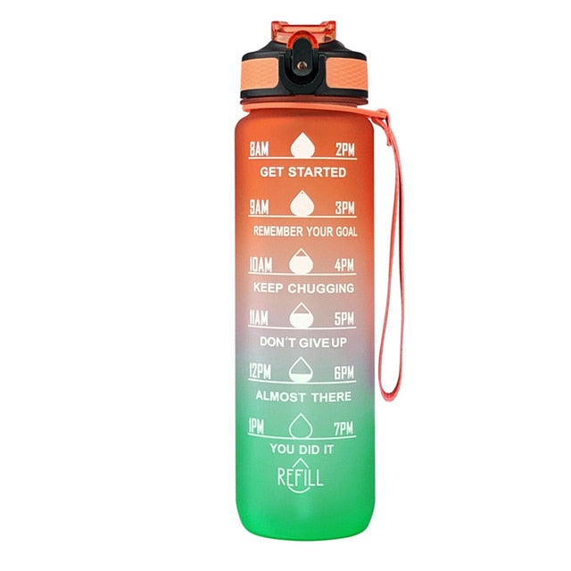 Water Bottle With Time Marker